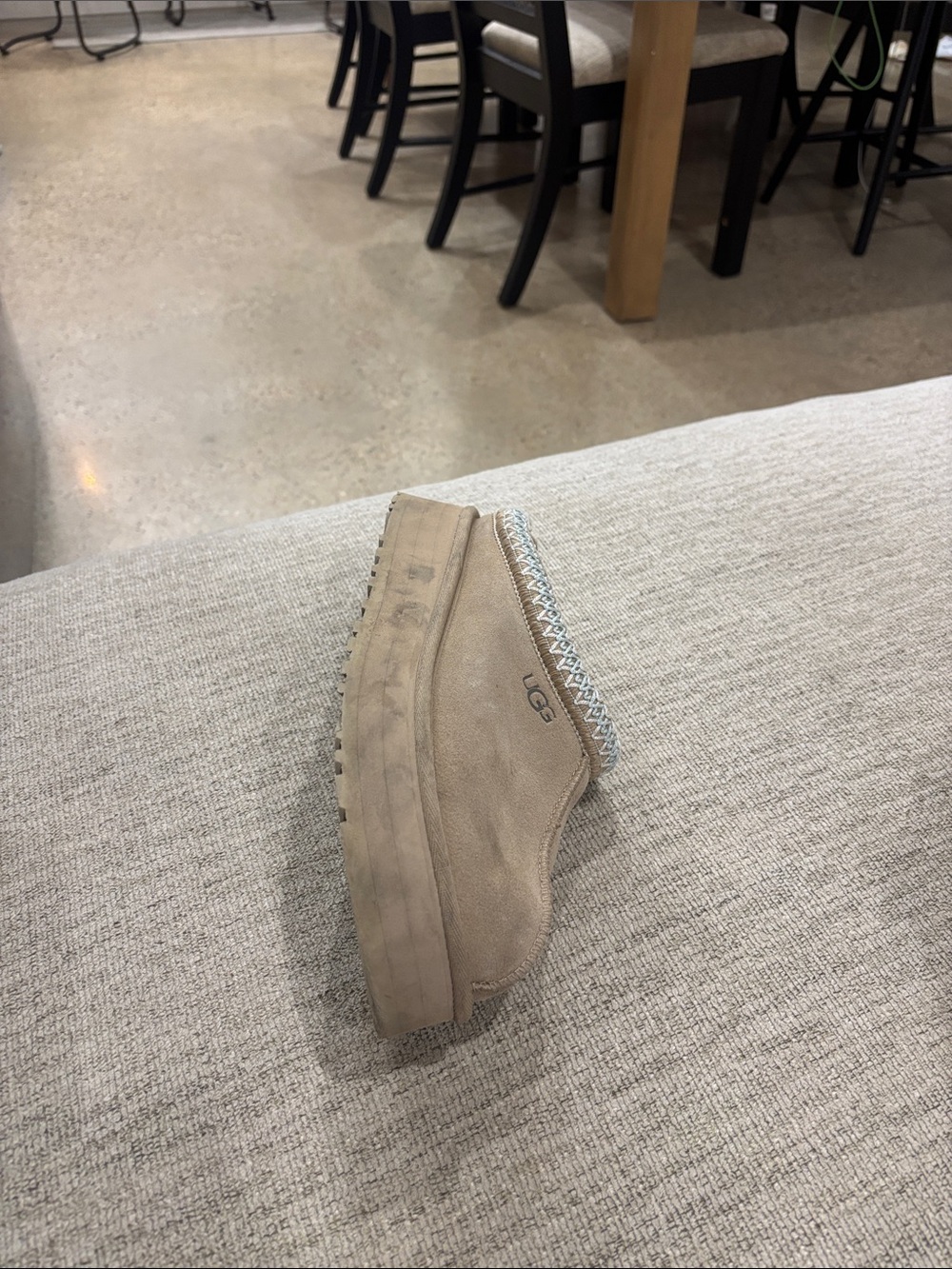 UGG Women's Slip-On Cozy Shearling Mule - Sand - Picture 6 of 9